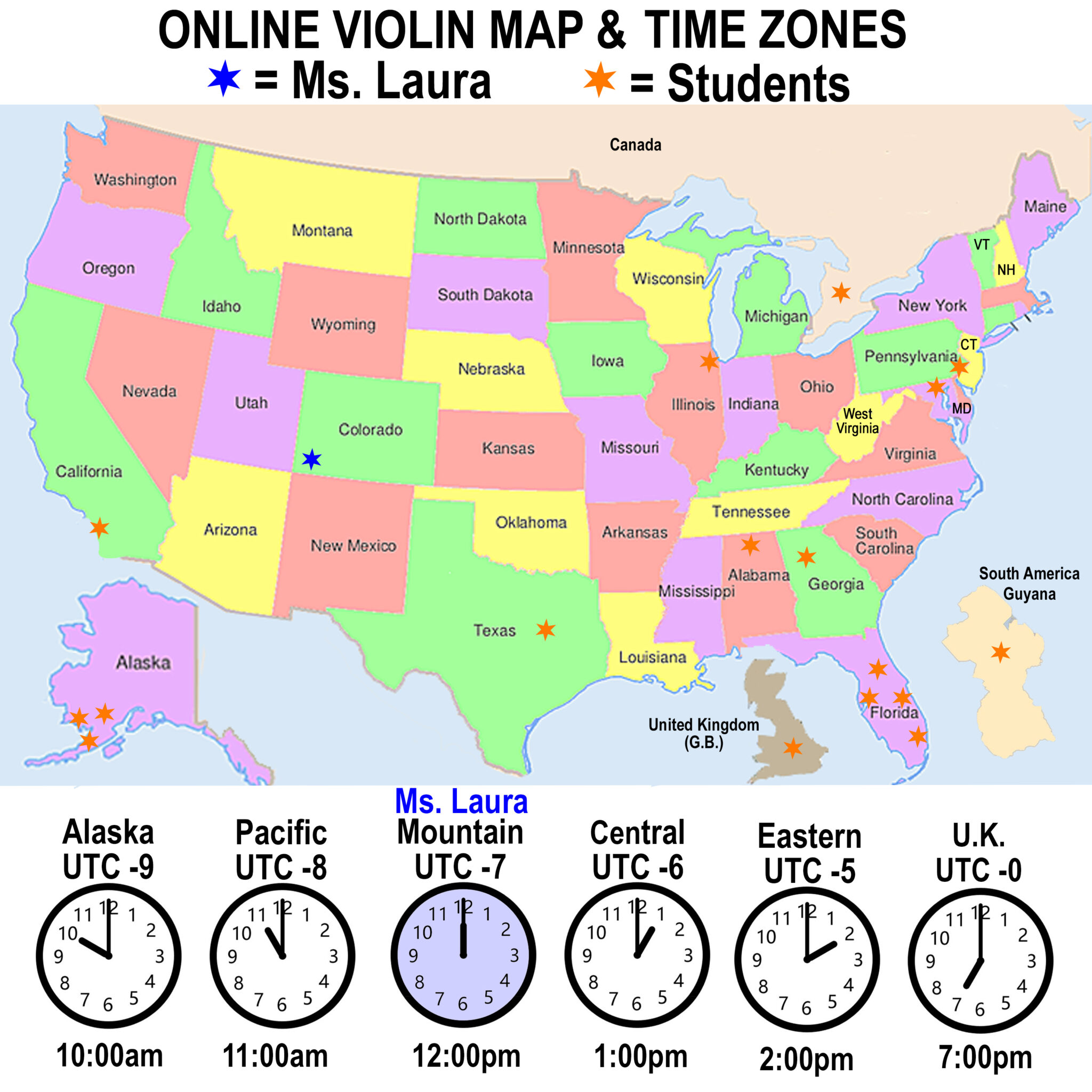 Online Violin Map